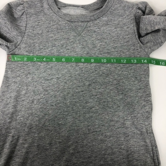 Gap Girl Knit Tunic Top Dress Gray Pink sz large - Picture 11 of 12